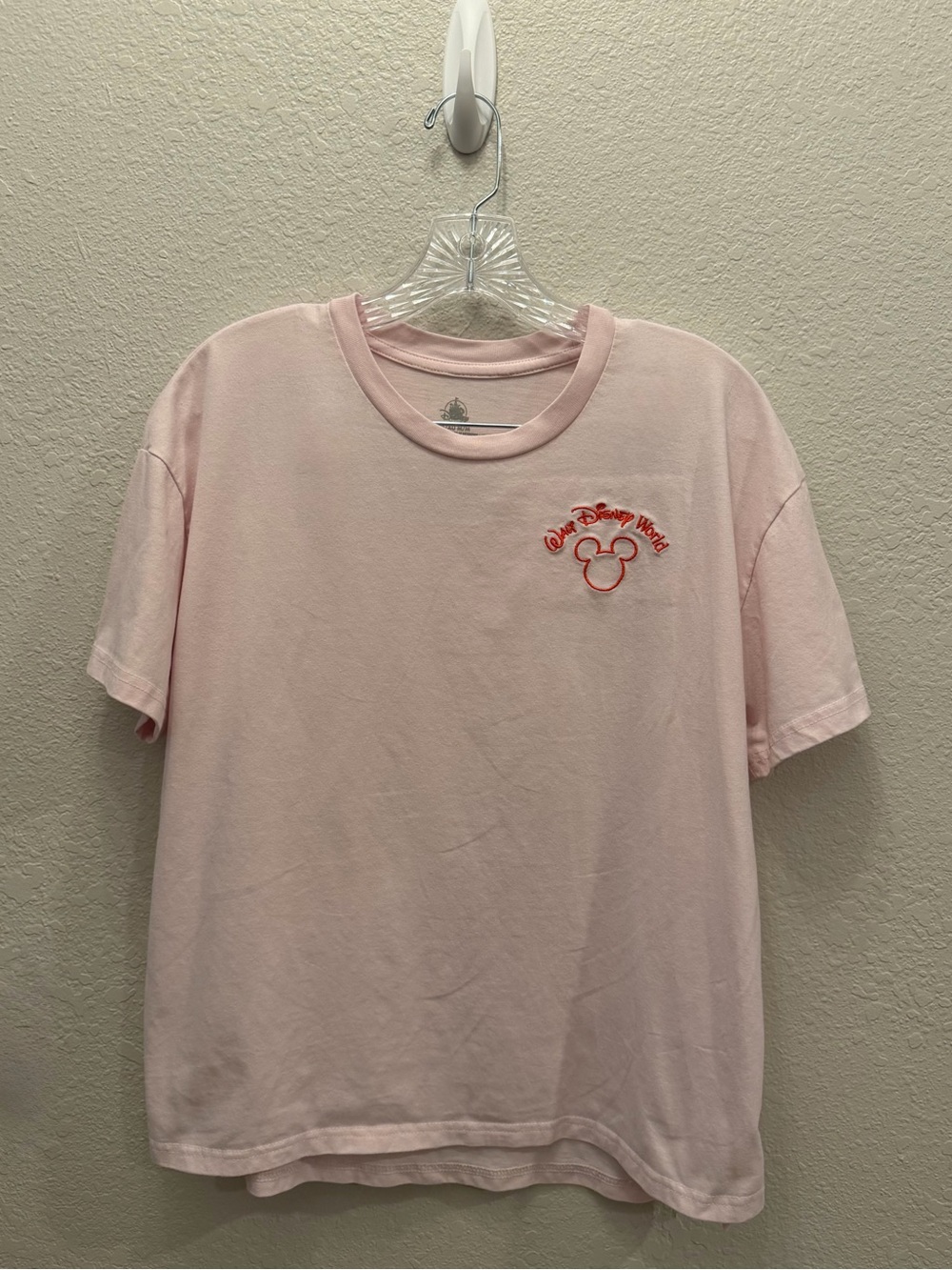 Walt Disney World Pink Four Parks Map T-Shirt – Medium